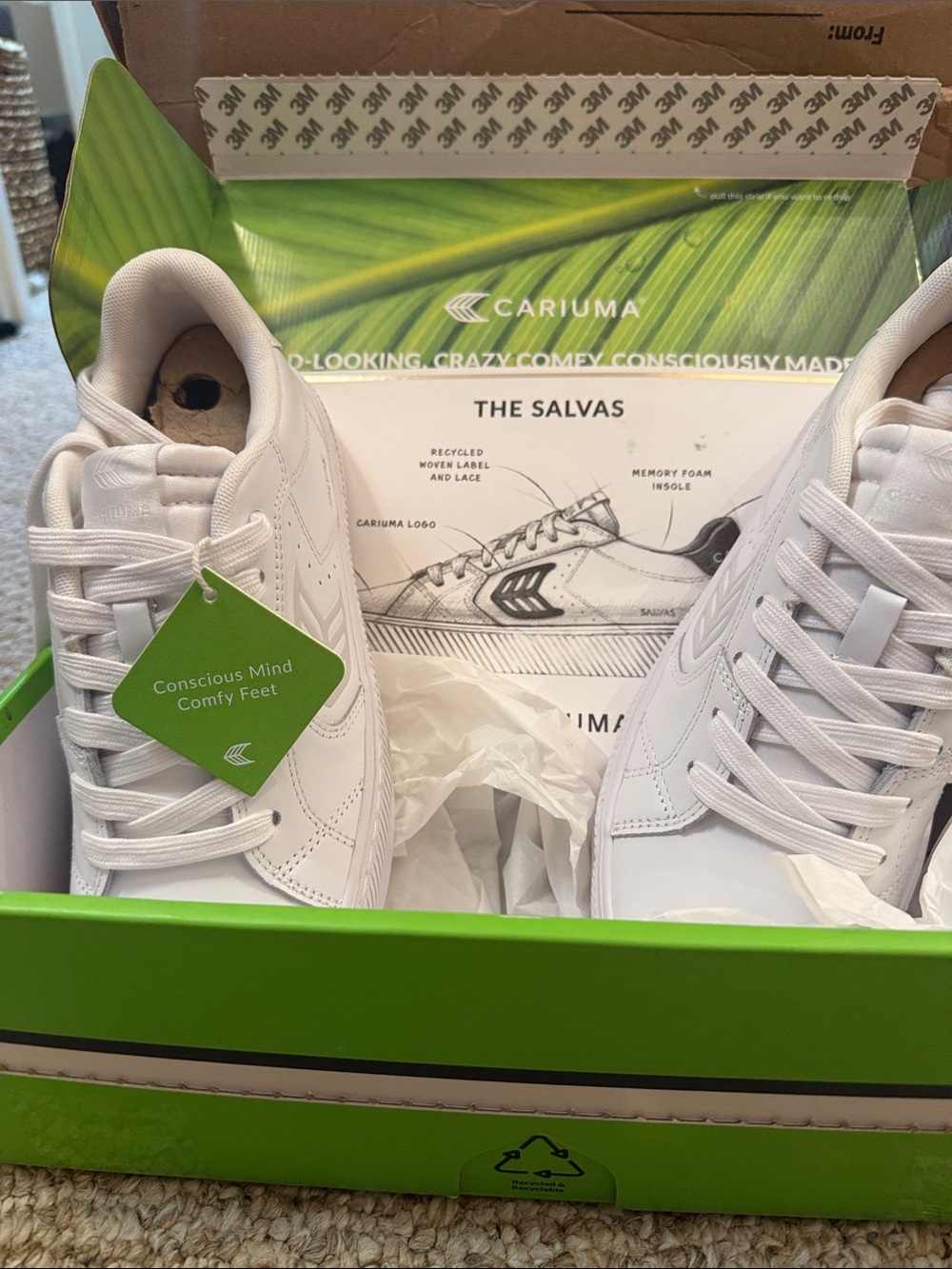 Cariuma The Salvas Women’s White Sneakers
